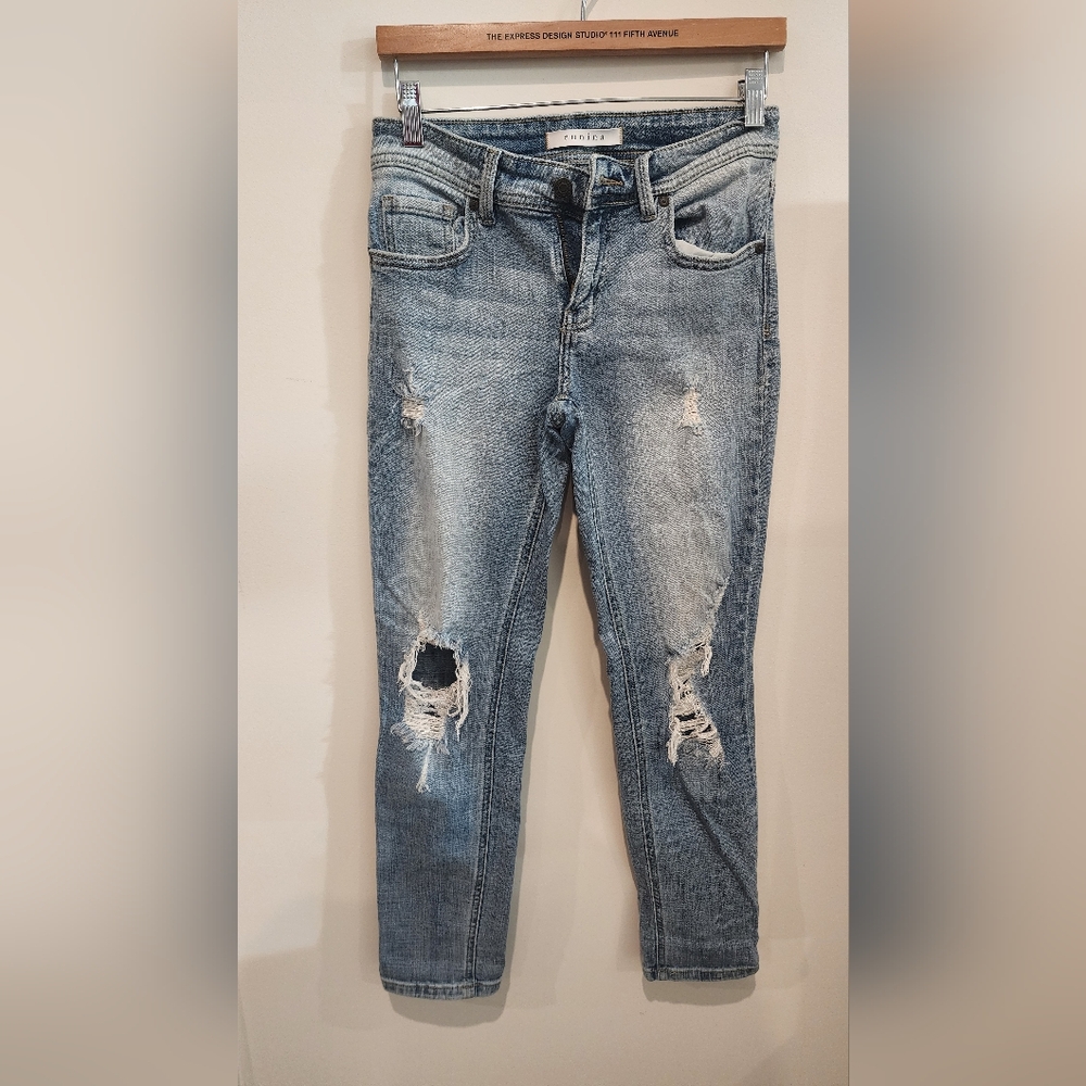 Eunina Distressed Relaxed / Mom Jeans Sz 3